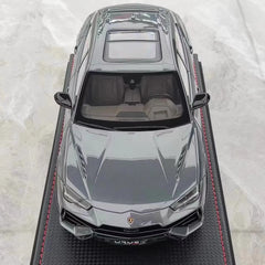 [MR Collection] 1:18 Lamborghini 2018 URUS S Gray Model Car Resin