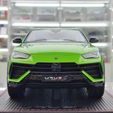 [MR Collection] 1:18 Lamborghini 2018 URUS S Green Model Car Resin