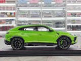 [MR Collection] 1:18 Lamborghini 2018 URUS S Green Model Car Resin