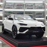 [MR Collection] 1:18 Lamborghini 2018 URUS S White Model Car Resin