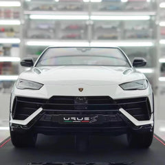 [MR Collection] 1:18 Lamborghini 2018 URUS S White Model Car Resin