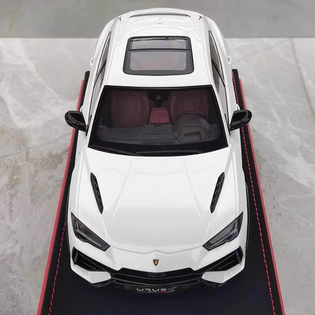 [MR Collection] 1:18 Lamborghini 2018 URUS S White Model Car Resin