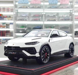 [MR Collection] 1:18 Lamborghini 2018 URUS S White Model Car Resin