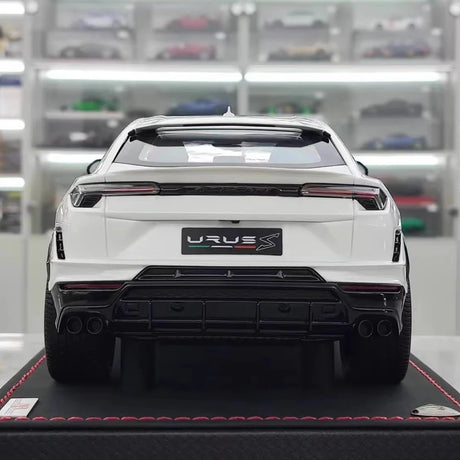 [MR Collection] 1:18 Lamborghini 2018 URUS S White Model Car Resin