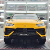 [MR Collection] 1:18 Lamborghini 2018 URUS S Yellow Model Car Resin