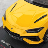 [MR Collection] 1:18 Lamborghini 2018 URUS S Yellow Model Car Resin