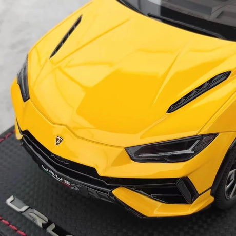 [MR Collection] 1:18 Lamborghini 2018 URUS S Yellow Model Car Resin