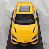 [MR Collection] 1:18 Lamborghini 2018 URUS S Yellow Model Car Resin