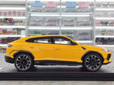 [MR Collection] 1:18 Lamborghini 2018 URUS S Yellow Model Car Resin