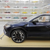 [MR Collection] 1:18 Lamborghini 2018 URUS S Deep sininen pienoismalli Hartsi