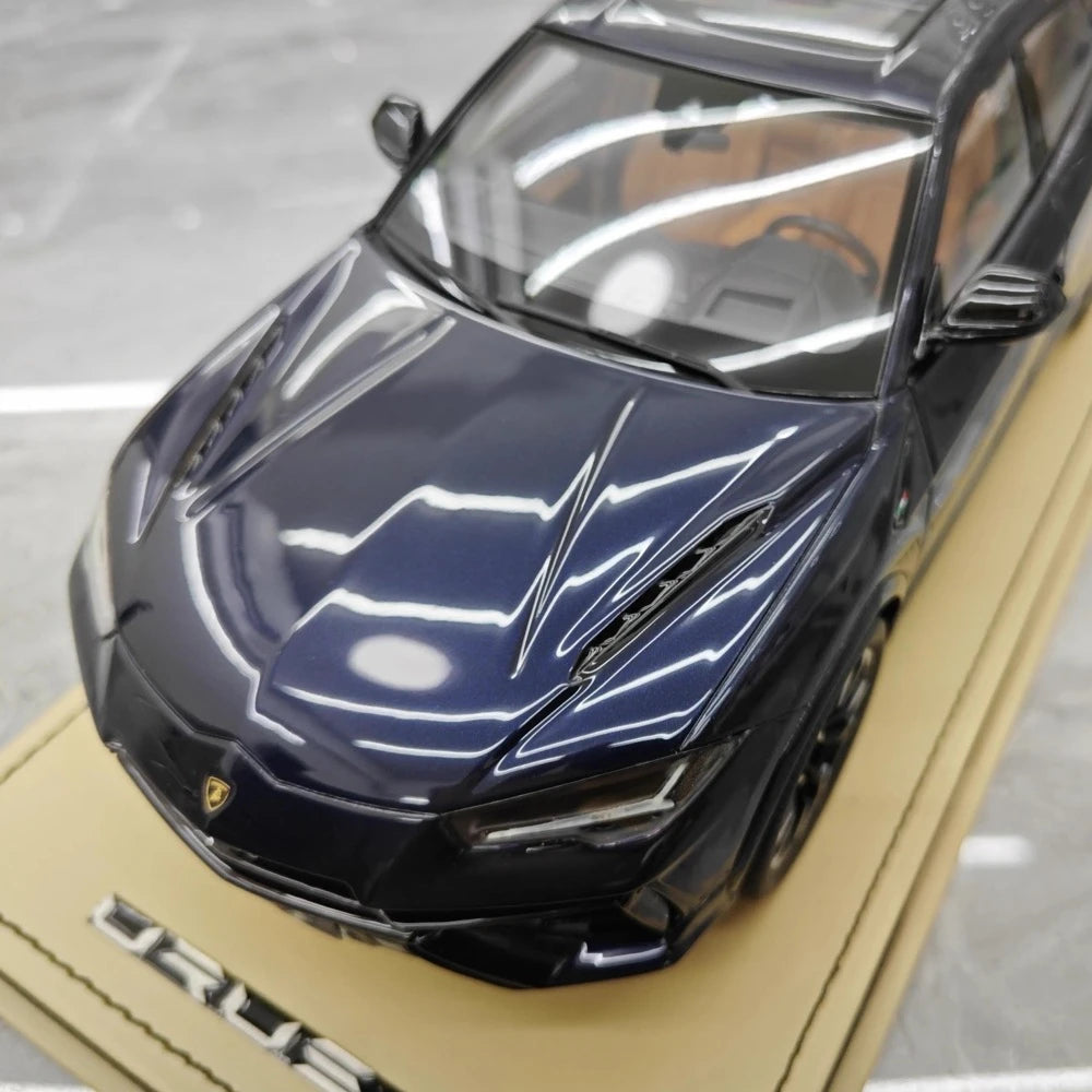 [MR Collection] 1:18 Lamborghini 2018 URUS S Deep sininen pienoismalli Hartsi