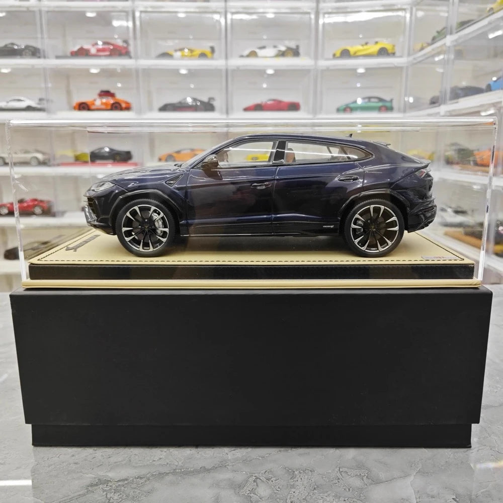 [MR Collection] 1:18 Lamborghini 2018 URUS S Deep Blue Model Car Resin