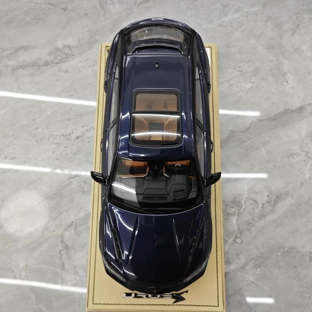[MR Collection] 1:18 Lamborghini 2018 URUS S Deep Blue Model Car Resin