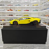 [MR Collection] 1:18 Lamborghini 2021 Aventador LP 780-4 Ultimae Yellow Model Car Resin