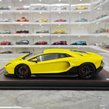 [MR Collection] 1:18 Lamborghini 2021 Aventador LP 780-4 Ultimae Yellow Model Car Resin