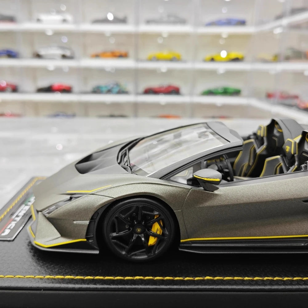 [MR Collection] 1:18 Lamborghini 2023 Autentica Roadster Green Model Car Resin