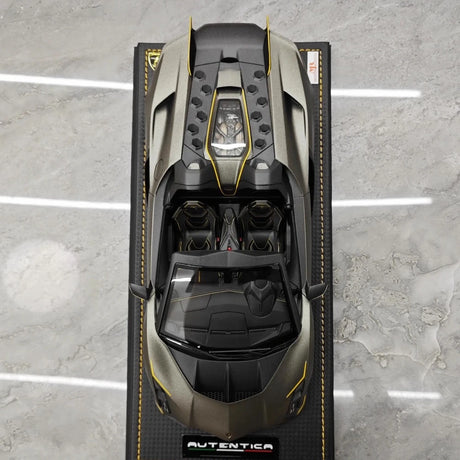 [MR Collection] 1:18 Lamborghini 2023 Autentica Roadster Green Model Car Resin