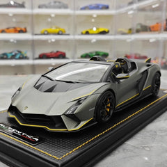 [MR Collection] 1:18 Lamborghini 2023 Autentica Roadster Green Model Car Resin
