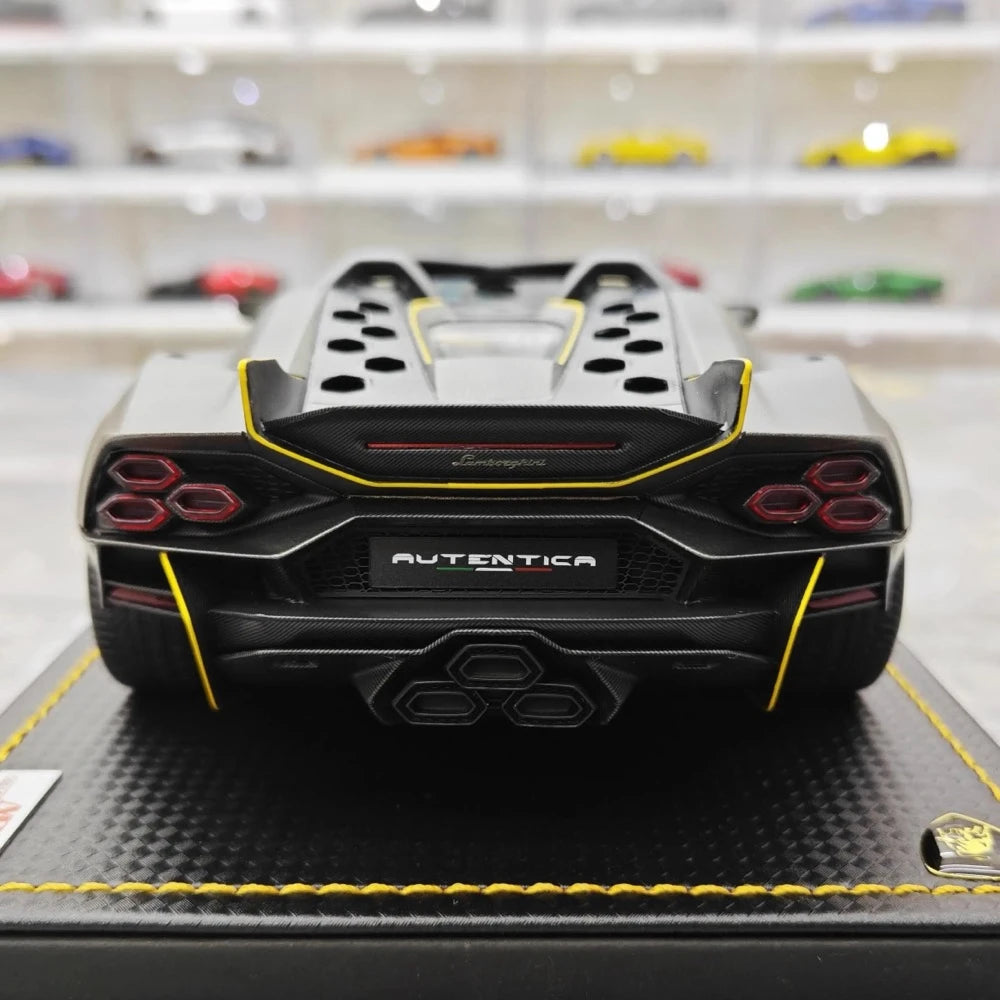 [MR Collection] 1:18 Lamborghini 2023 Autentica Roadster Green Model Car Resin