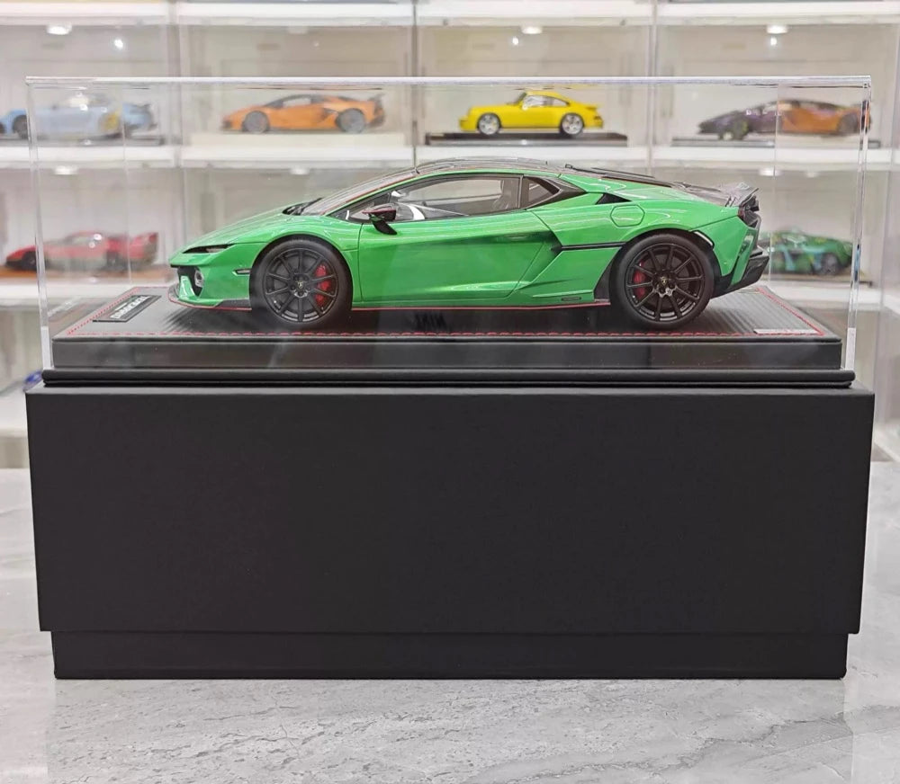 [MR Collection] 1:18 Lamborghini 2025 Temerario Green Model Car Resin
