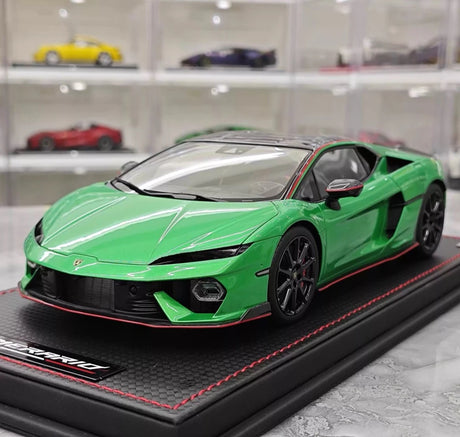 [MR Collection] 1:18 Lamborghini 2025 Temerario Green Model Car Resin