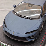 [MR Collection] 1:18 Lamborghini 2025 Temerario Matte Blue Model Car Resin