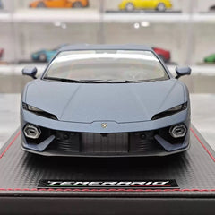 [MR collection] 1:18 Lamborghini 2025 Temerario mat bleu voiture miniature Resin