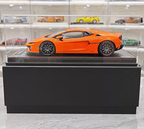 [MR Collection] 1:18 Lamborghini 2025 Temerario Orange Model Car Resin