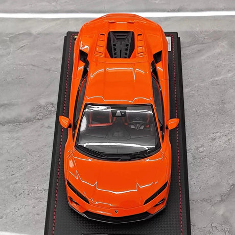 [MR Collection] 1:18 Lamborghini 2025 Temerario Orange Model Car Resin