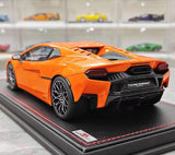 [MR collection] 1:18 Lamborghini 2025 Temerario orange voiture miniature Resin