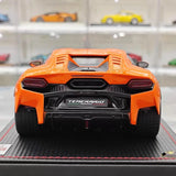[MR collection] 1:18 Lamborghini 2025 Temerario orange voiture miniature Resin