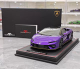 [MR Collection] 1:18 Lamborghini 2025 Temerario Purple Model Car Resin