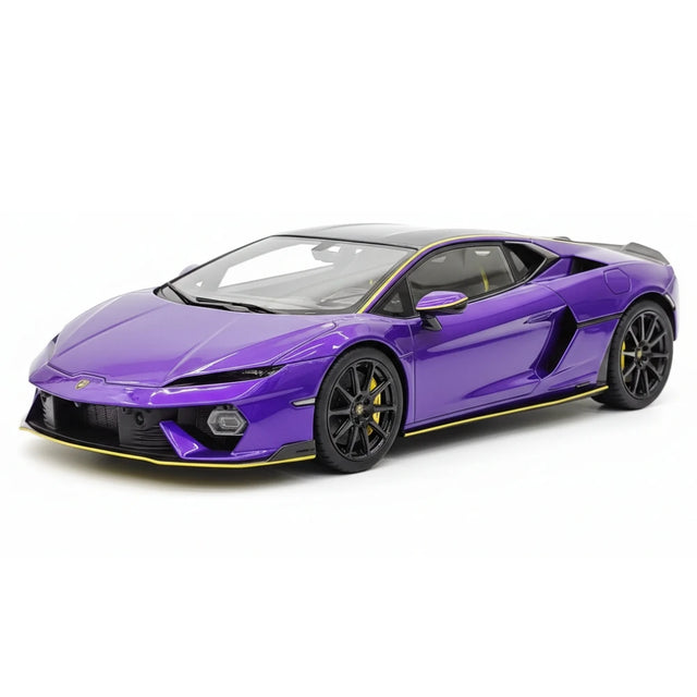 [MR Collection] 1:18 Lamborghini 2025 Temerario Purple Model Car Resin