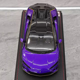 [MR Collection] 1:18 Lamborghini 2025 Temerario Purple Model Car Resin