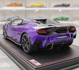 [MR Collection] 1:18 Lamborghini 2025 Temerario Purple Model Car Resin