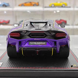 [MR Collection] 1:18 Lamborghini 2025 Temerario Purple Model Car Resin