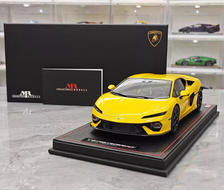 [MR Collection] 1:18 Lamborghini 2025 Temerario Yellow Model Car Resin