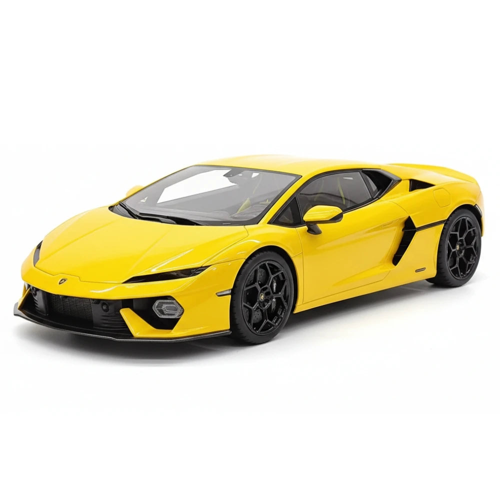 [MR Collection] 1:18 Lamborghini 2025 Temerario Yellow Model Car Resin