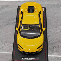 [MR Collection] 1:18 Lamborghini 2025 Temerario Yellow Model Car Resin