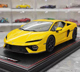 [MR Collection] 1:18 Lamborghini 2025 Temerario Yellow Model Car Resin
