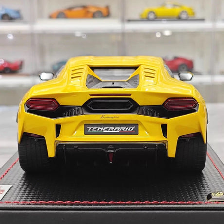 [MR Collection] 1:18 Lamborghini 2025 Temerario Yellow Model Car Resin