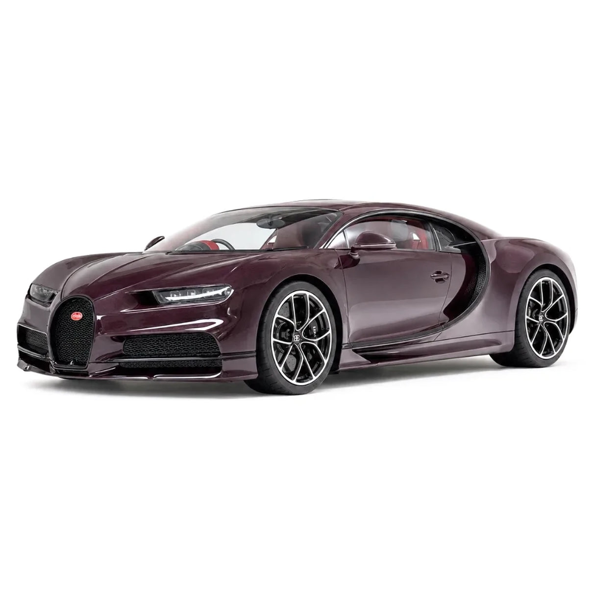 MR Kokoelma Bugatti 2016 Chiron Purple 1:18 – keräilyhartsimallihartsi (MR Collection)