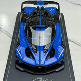MR Kokoelma Bugatti 2021 Bolide Blue 1:18 – keräiltävä hartsimallihartsi (MR Collection)