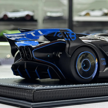 MR Kokoelma Bugatti 2021 Bolide Blue 1:18 – keräiltävä hartsimallihartsi (MR Collection)