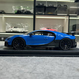 MR Collectie Bugatti 2020 Chiron Pur Sport Blue 1:18 – Verzamelbare resin modelresin resin (MR Collection)