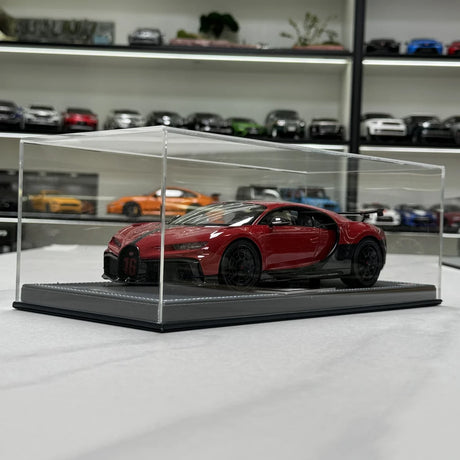 MR kokoelma Bugatti 2020 Chiron Pur Sport Red 1:18 – keräilyhartsimalli (MR Collection)