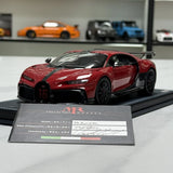 MR Collection Bugatti 2020 Chiron Pur Sport rood 1:18 – Collectible resin Model resin