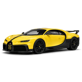 MR Collectie Bugatti 2020 Chiron Pur Sport Yellow 1:18 – Verzamelbare harsmodelresin resin (MR Collection)