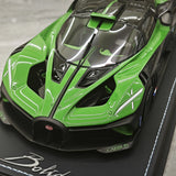 MR Collection Bugatti 2021 Bolide Green 1:18 – samlarobjekt resinmodellresin