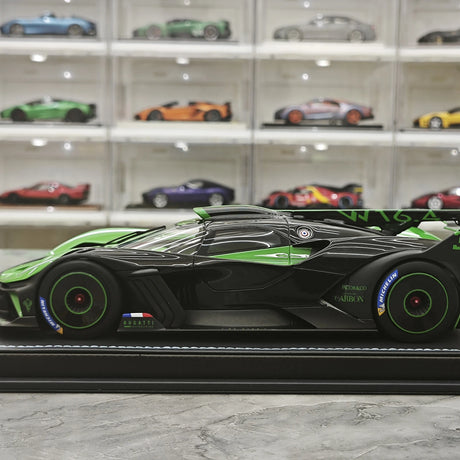 MR Collection Bugatti 2021 Bolide Green 1:18 – samlarobjekt resinmodellresin